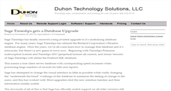Desktop Screenshot of duhon.biz